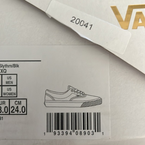 New in Box VANS x Harry Potter ERA Slythern (Sz 6M/7.5W/38EUR/24CM) - Picture 6 of 6